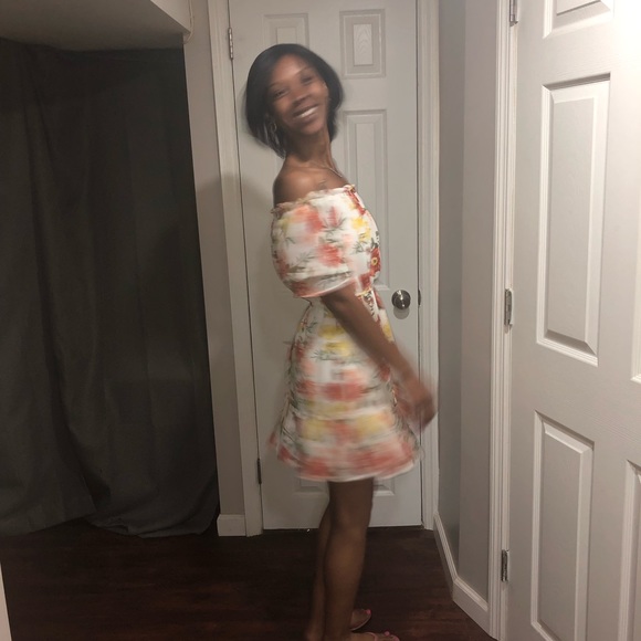 Floral Print Dress - Picture 3 of 5